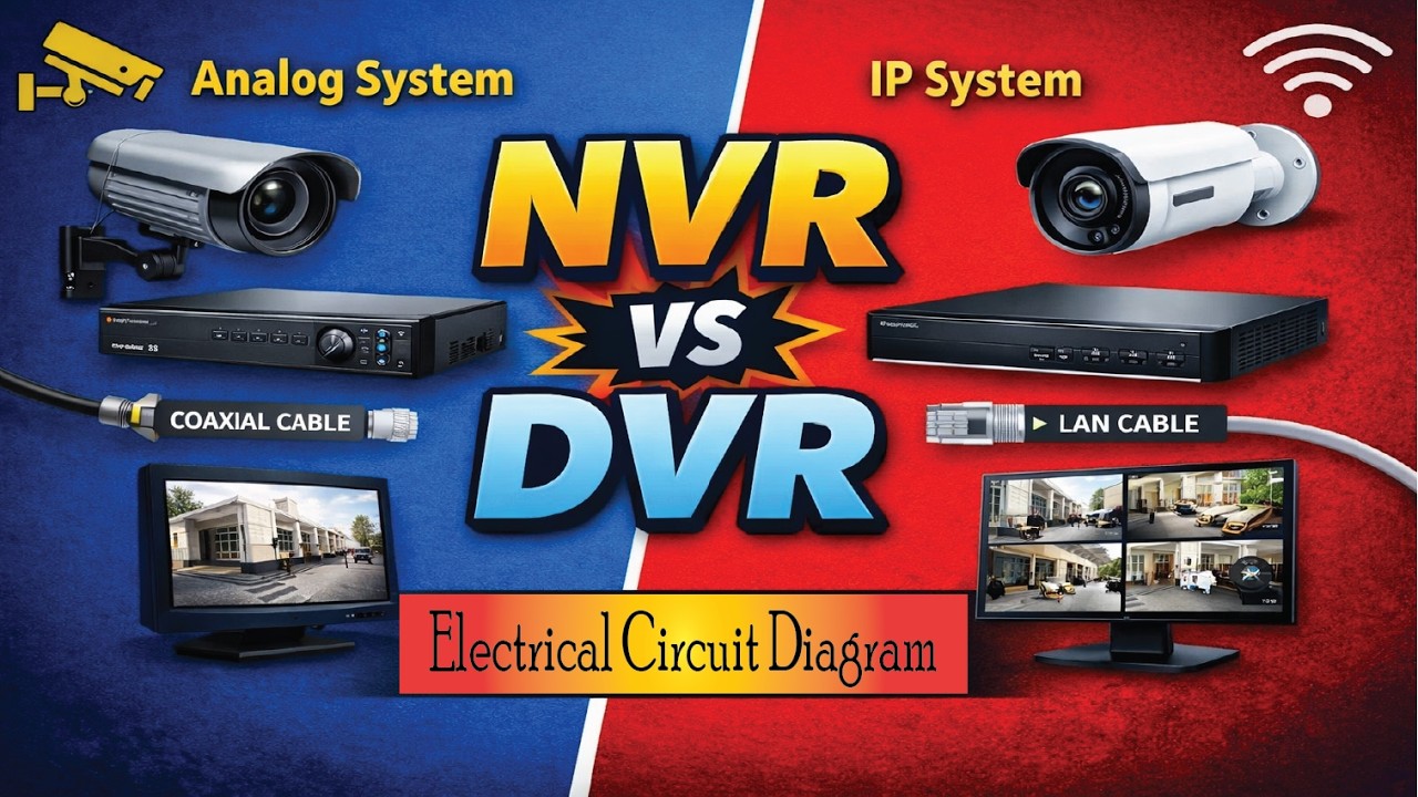 NVR vs DVR | CCTV Camera Difference